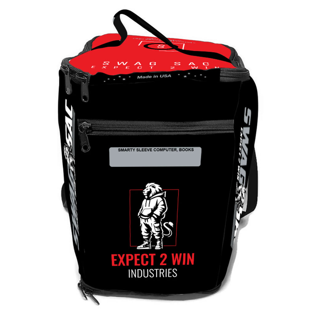 Expect 2 Win 2026 WRESTLING Swag Sac™ BLACK-RED