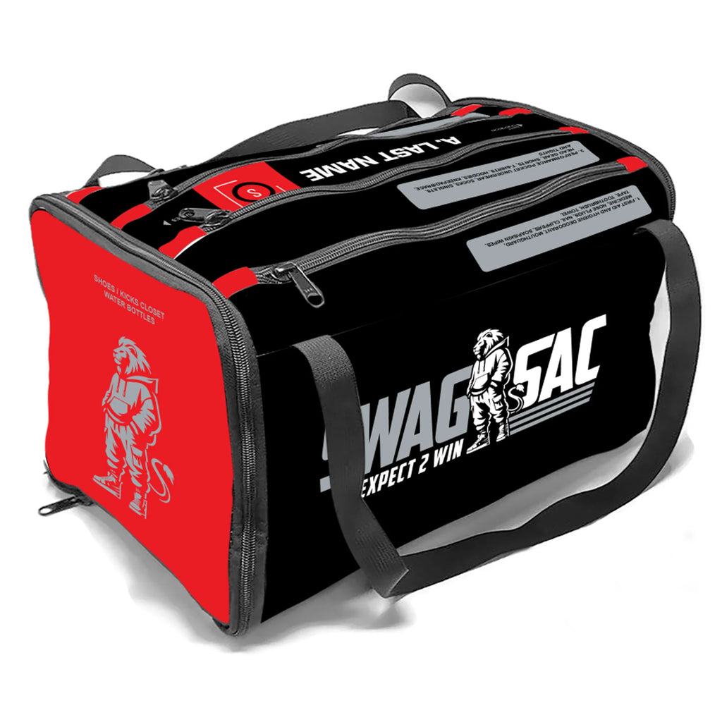 Expect 2 Win 2026 WRESTLING Swag Sac™ BLACK-RED