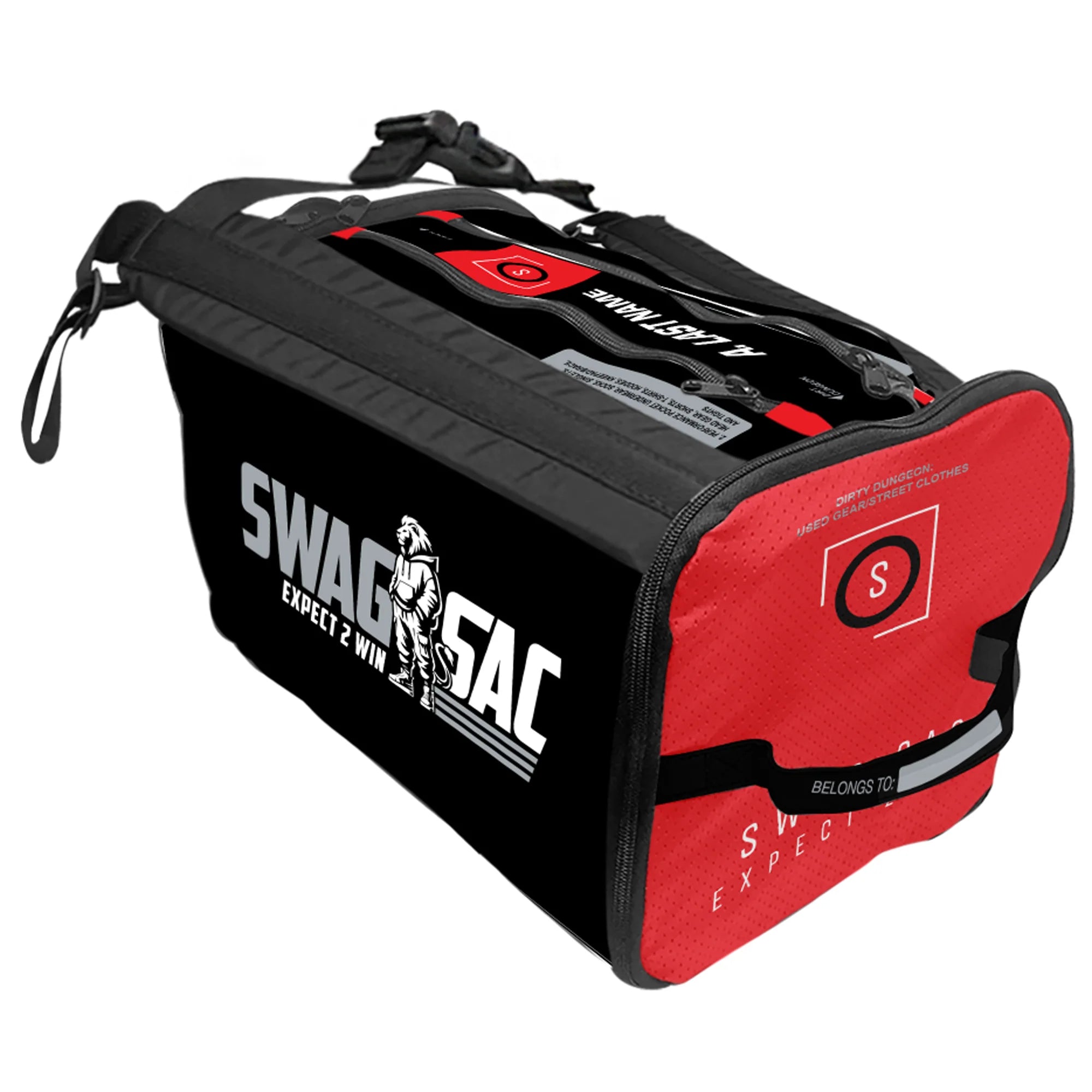 Expect 2 Win 2026 WRESTLING Swag Sac™ BLACK-RED