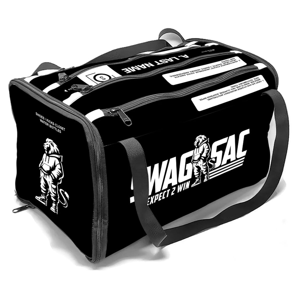 Expect 2 Win 2026 WRESTLING Swag Sac™ BLACK-WHITE