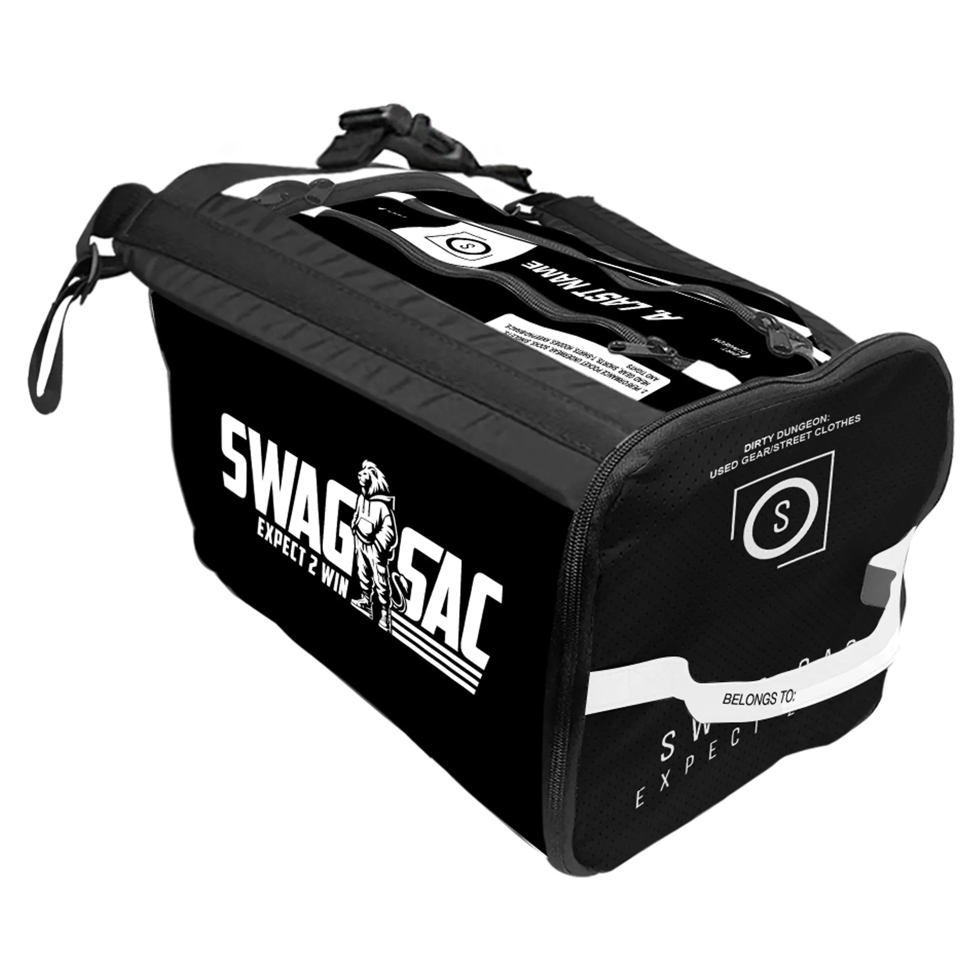 Expect 2 Win 2026 WRESTLING Swag Sac™ BLACK-WHITE