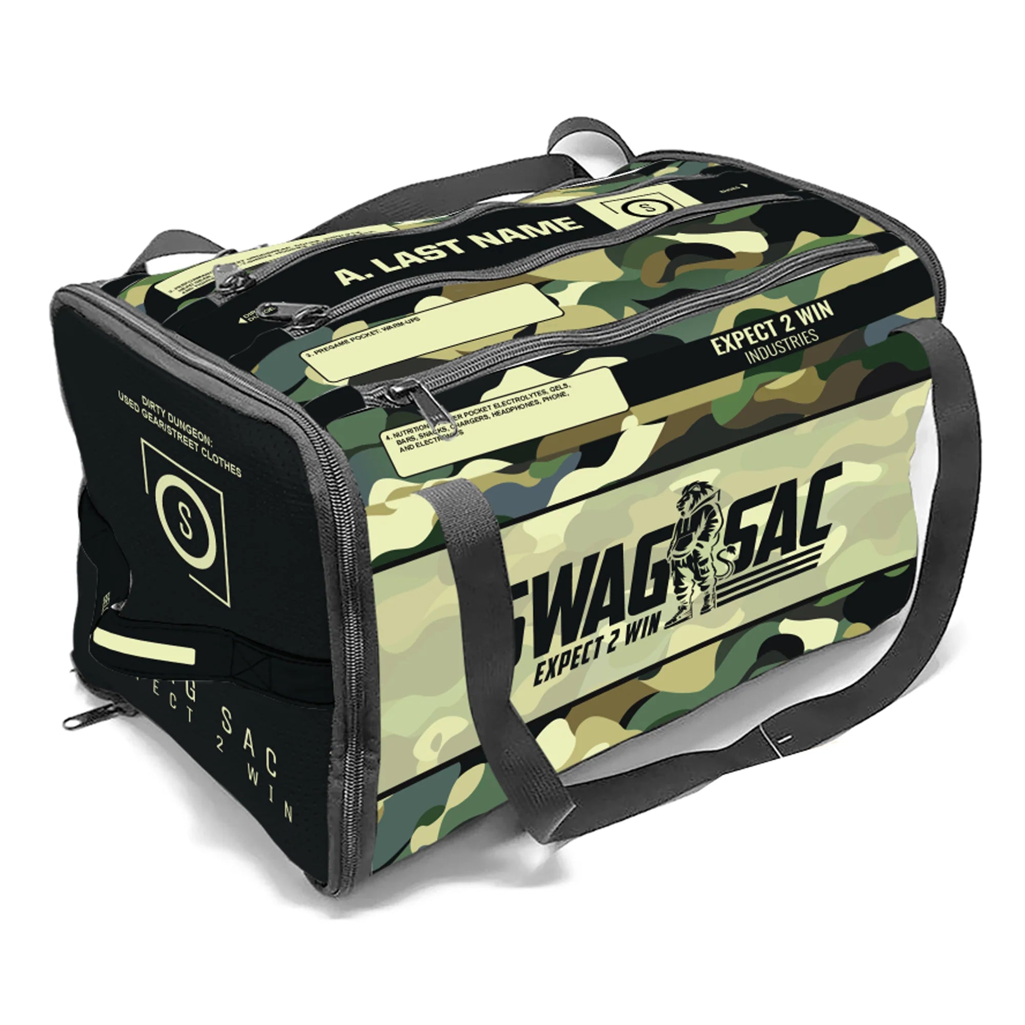 Expect 2 Win 2026 WRESTLING Swag Sac™ CAMO (7 color variants)