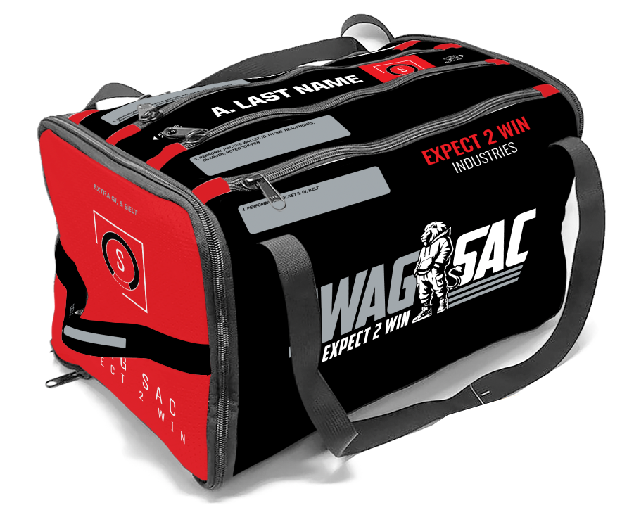 Expect 2 Win 2026 JIU JITSU Swag Sac™ BLACK-RED