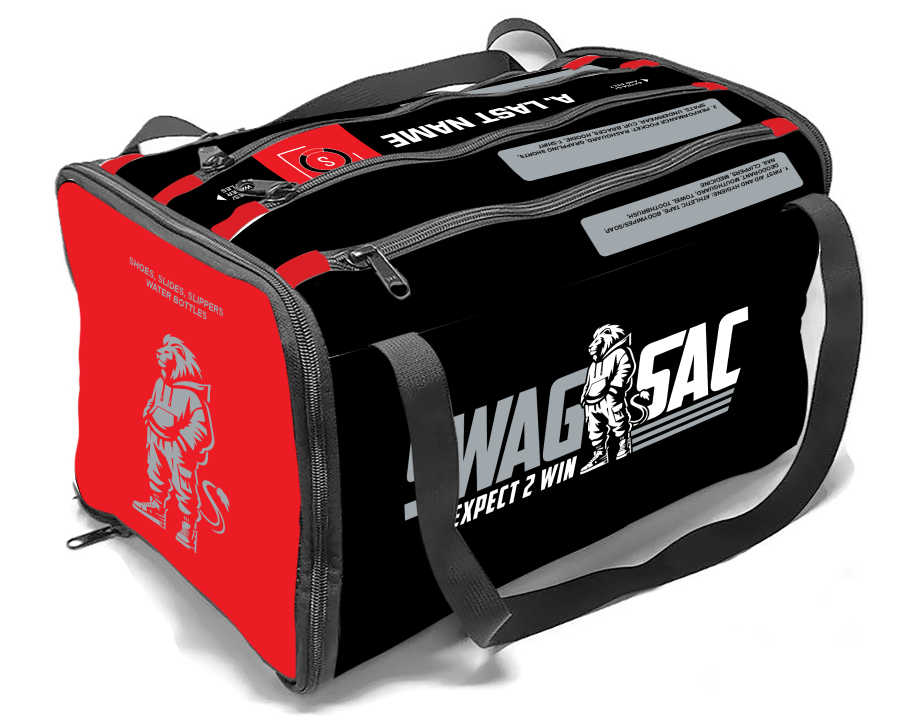 Expect 2 Win 2026 JIU JITSU Swag Sac™ BLACK-RED