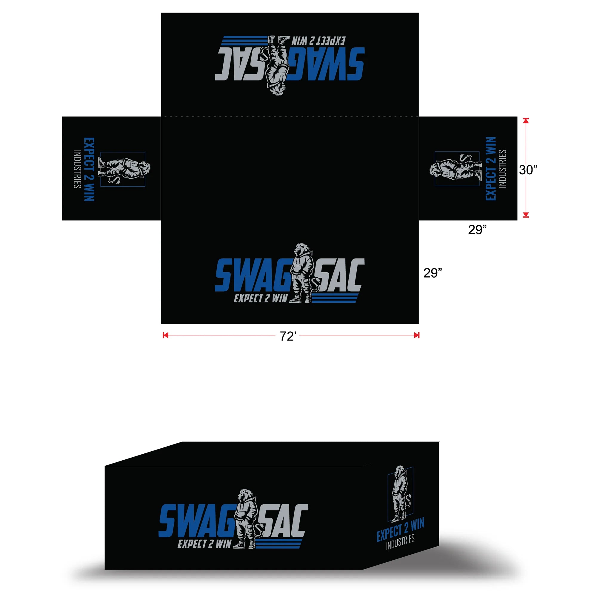 Expect 2 Win 2026 Fitted Table Cloth - Custom  6 Foot