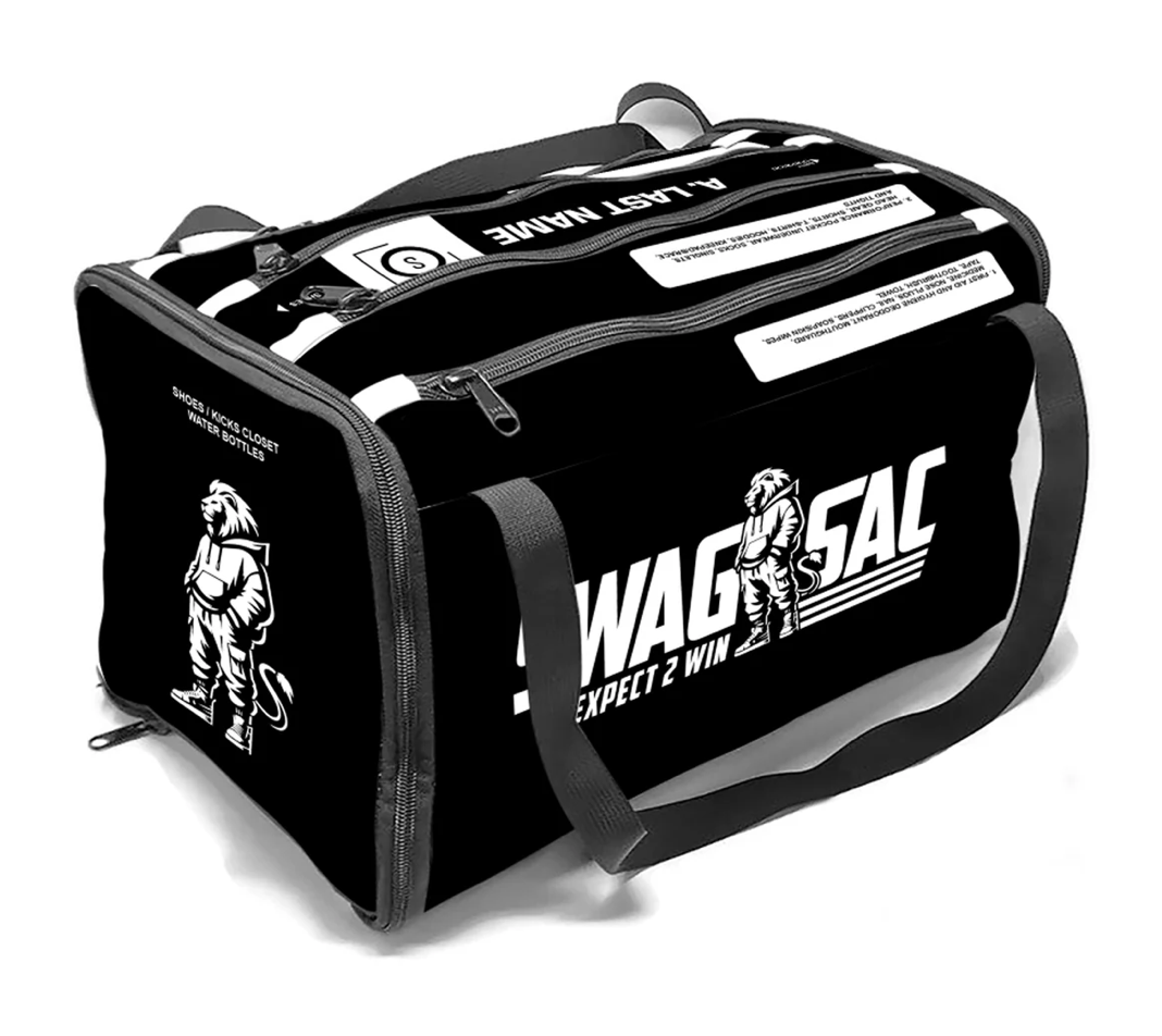 The SwagSac Black-White Jiu Jitsu Gear Bag