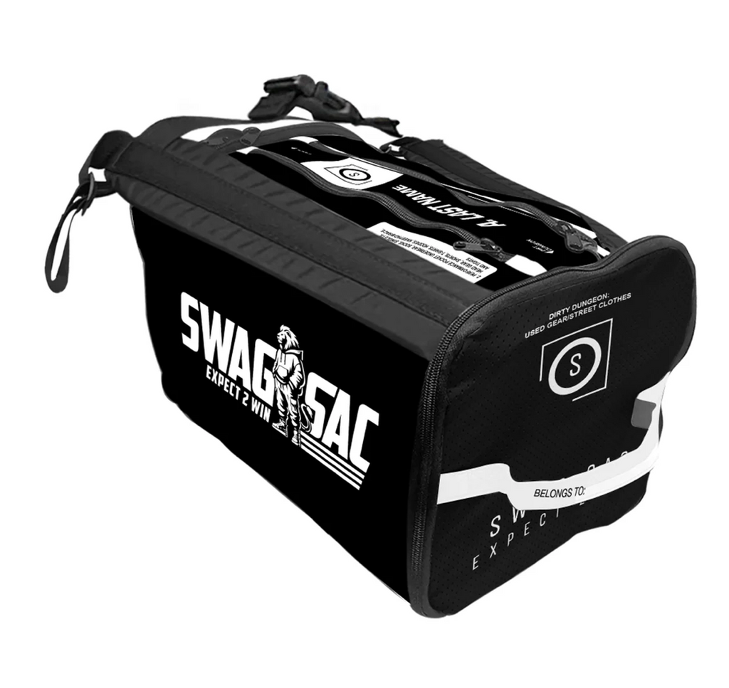 The SwagSac Black-White Jiu Jitsu Gear Bag