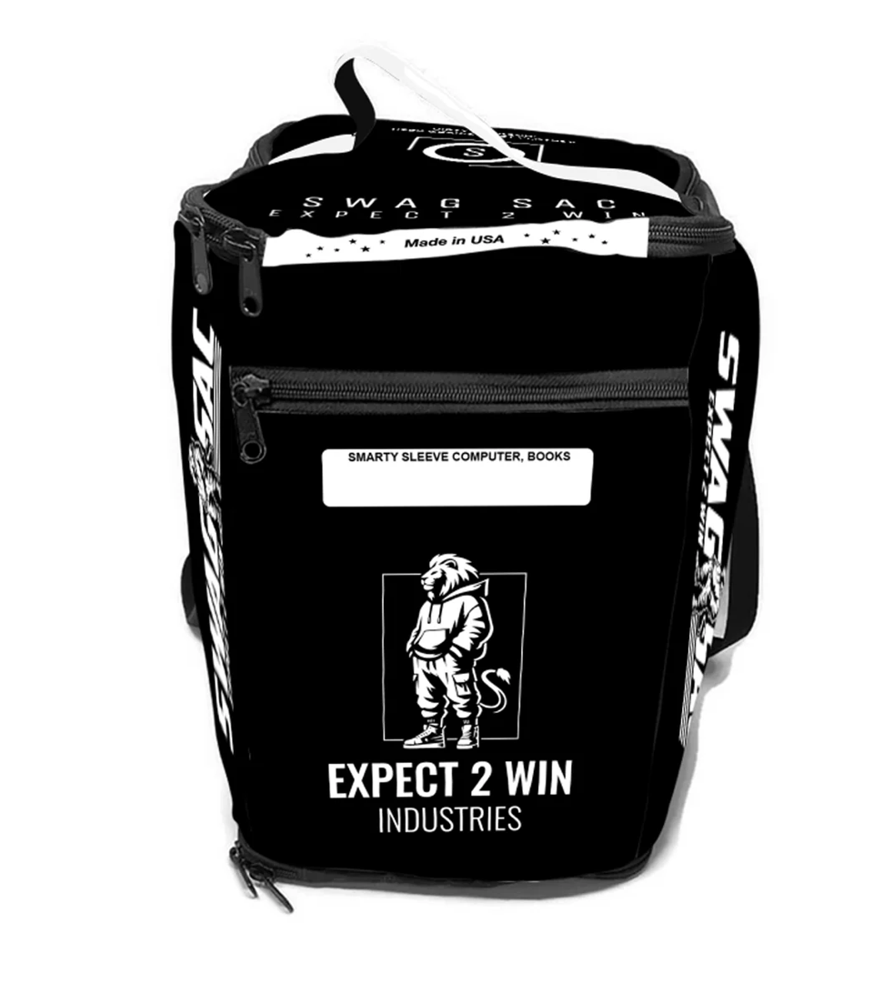 The SwagSac Black-White Jiu Jitsu Gear Bag